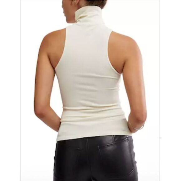 Free People Intimately IRREG Always Ready Seamless Turtleneck Tank sz. XS/S D97 - Picture 3 of 10